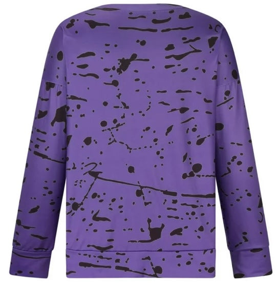 Sweatshirt for Women Long Sleeve Crewneck Casual Tops Lightweight Loose Fall Fashion Color Block Tunic Shirts Size XL