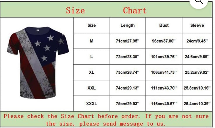 American Flag T Shirt for Men Casual Plus Size Patriotic Short Sleeve Crew Neck Summer Tee Independence Day Retro Tops