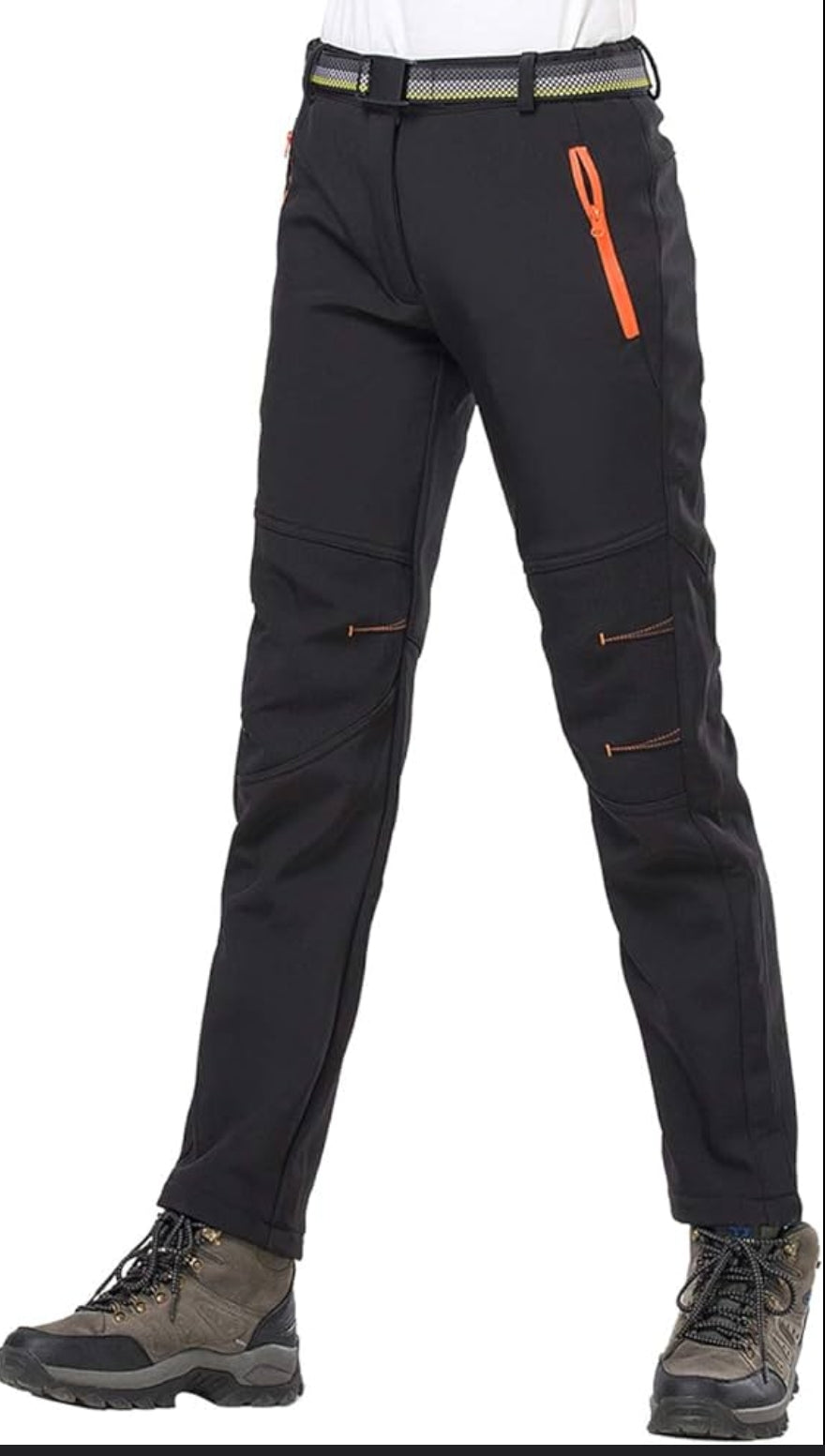 Black Sportive Men's Relaxed Fit Athletic Trousers