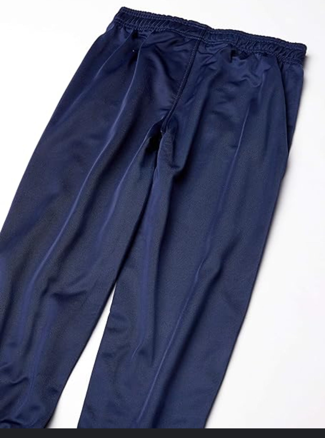 Navy Blue Solid Cotton Women Straight Trouser