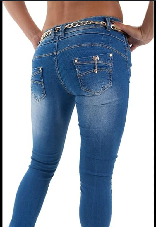 Stretchable Ladies Fancy Jeans