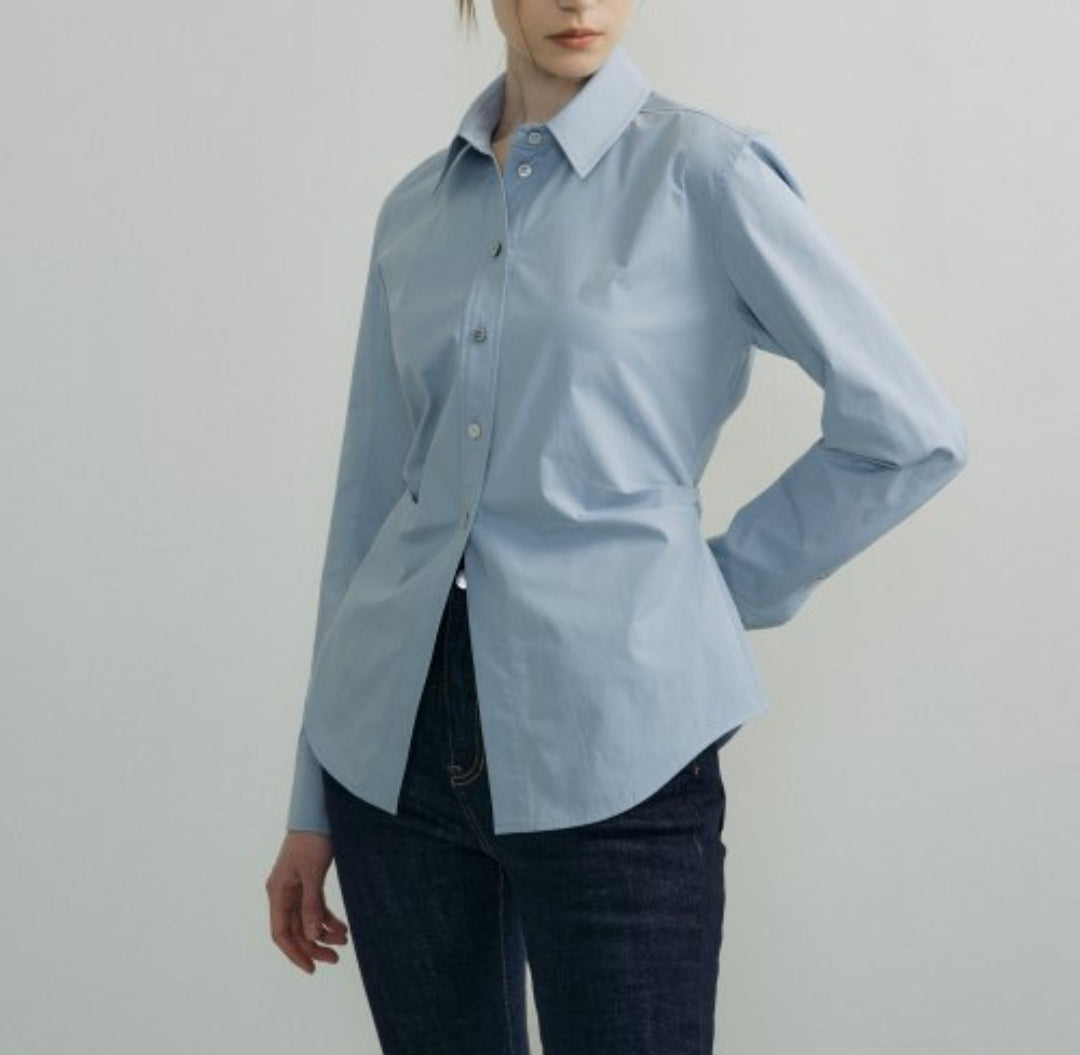 Women's Blue Corporate Formal Shirt